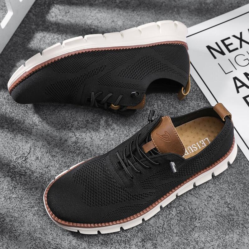 Xipai mens casual shoes mesh wingtip oxford lightweight hot sale sneakers