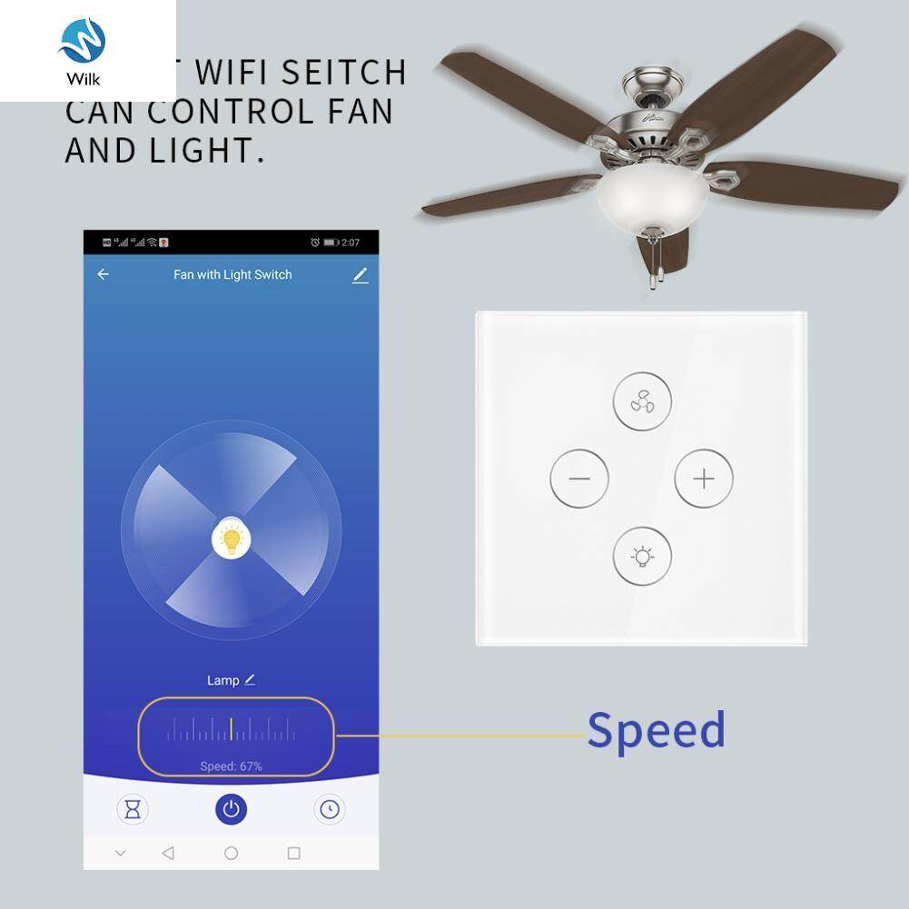 Sonoff Ifan02 Ceiling Fan Lamp Remote Controller Kit Wifi Smart
