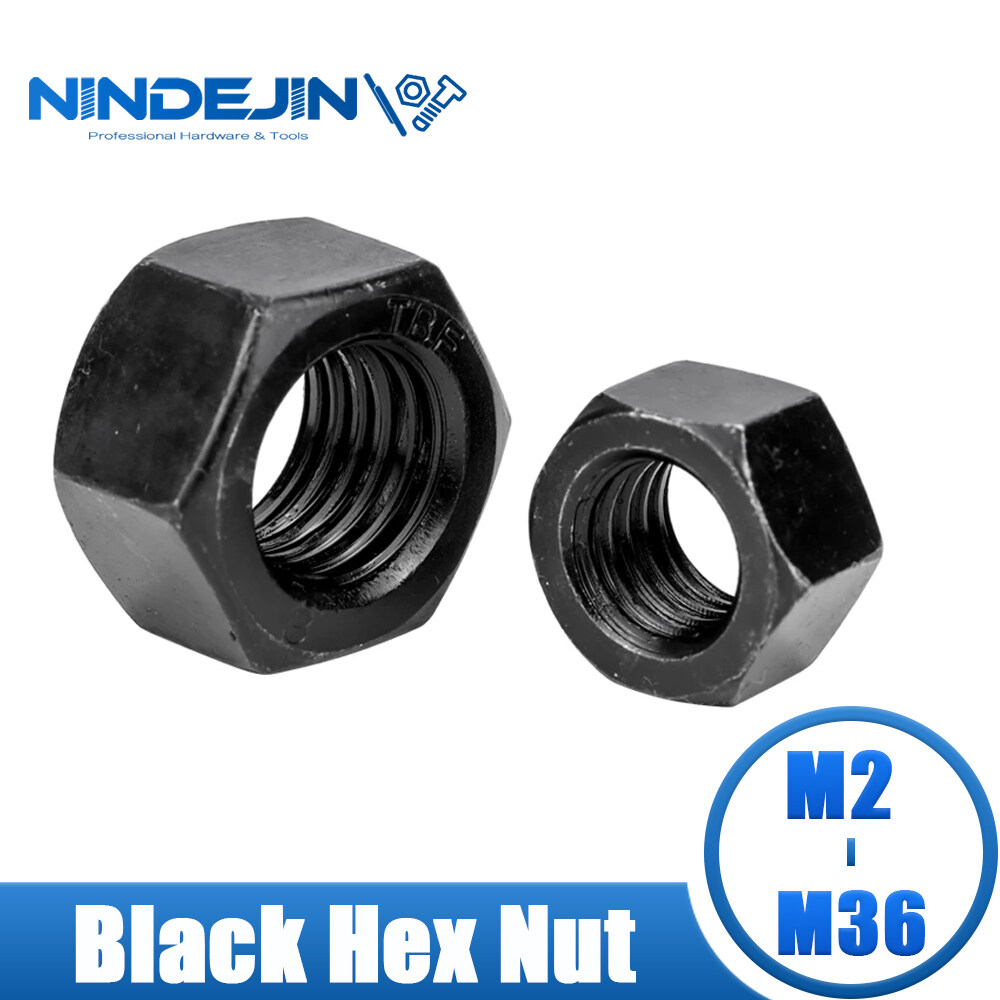 NINDEJIN Hexagon Hex Nuts M2 M2.5 M3 M4 M5 M6 M8 M10 M12 M14 M16 M18