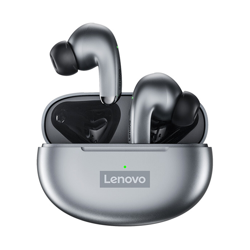Tai Nghe Không Dây Lenovo LP5, Tai Nghe Thể Thao Chống Nước Khử Tiếng Ồn Ghép Nối Độ Trễ Thấp BT5.0, Tai Nghe Nhét Tai Trình Điều Khiển Động 13Mm Với Mic