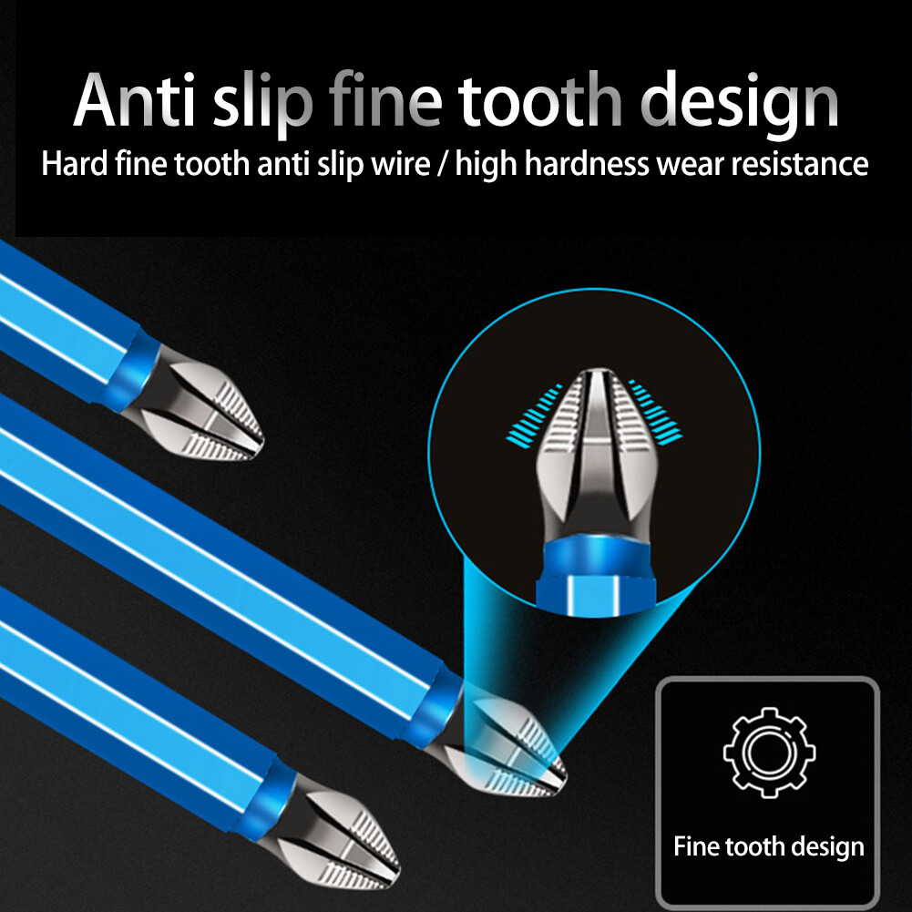 [Moscow Six] Double Head Cross Magnet Batch Chống Trượt Máy Khoan Điện Tuốc Nơ Vít Bits Header