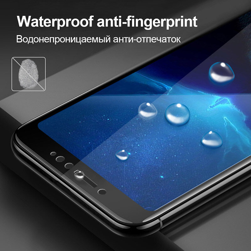 [SONGFUL] 2 Pcs For Xiaomi Redmi Note7/Note8/Note8 Pro Full Glue Tempered Glass 9D Full Coverage Screen Protector Film