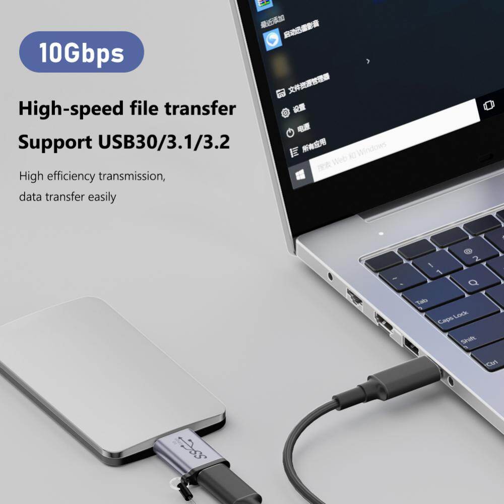 USB-A/Type-C để micro B công cụ chuyển đổi dữ liệu 7.5 Wát Bộ chuyển đổi dữ liệu USB3.1 Gen2 10gbps cho Cáp ổ cứng điện thoại di động