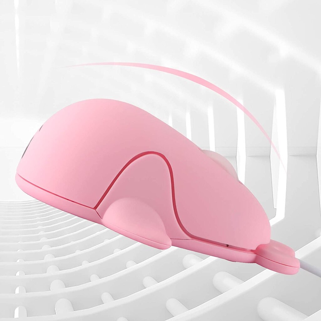 Wired Mouse Cute Animal Dolphin Shape USB Wired Mouse Optical Mice For Desktop PC Laptop Computer