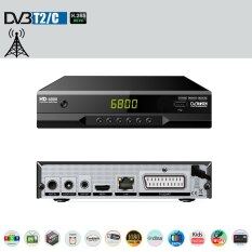Bộ Giải Mã HD6800 DVB T2 DVB-C HEVC 265 Thiết Bị Dò Kênh TV Kỹ Thuật Số DVB-T2 H.265 HD Mặt Đất Bộ Thu TV EPG Bộ Chuyển Đổi Tín Hiệu Youtube LAN Scart