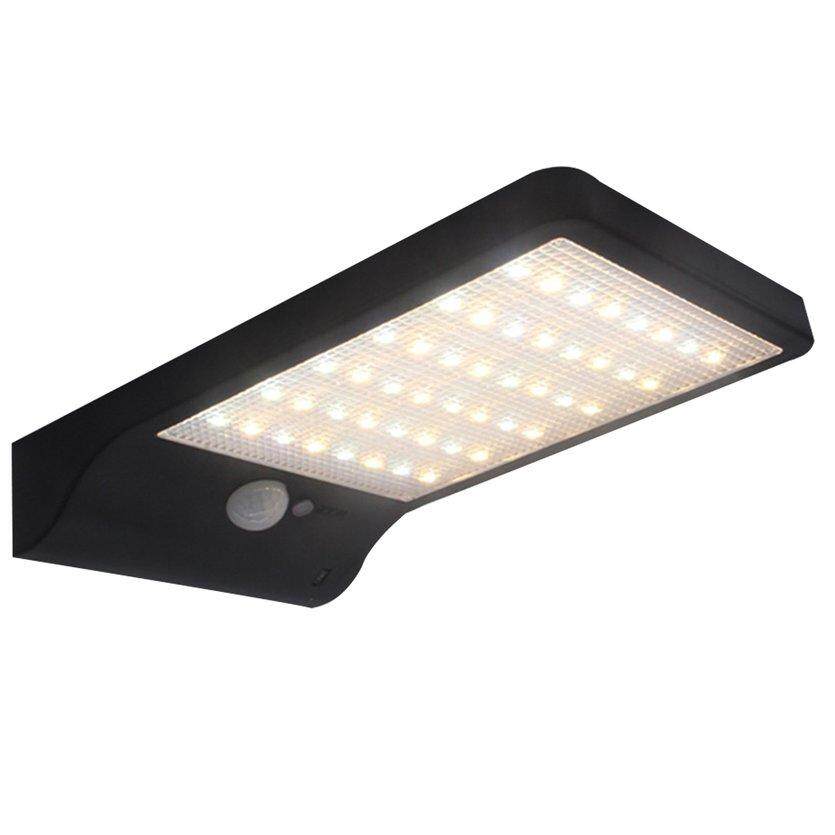 ĐẦU 48LED Đèn năng lượng mặt trời Con Người cảm ứng Ngoài Trời chống nước đèn đường Đèn tường