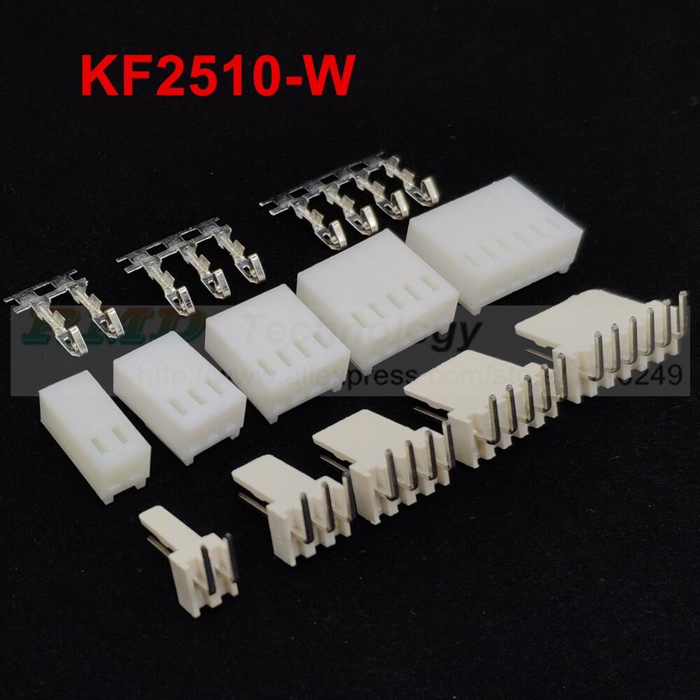 10/20/50Pcs KF2510 Connector straight pin socket 2/3/4/5/6/8-12P pitch 2.54mm 
