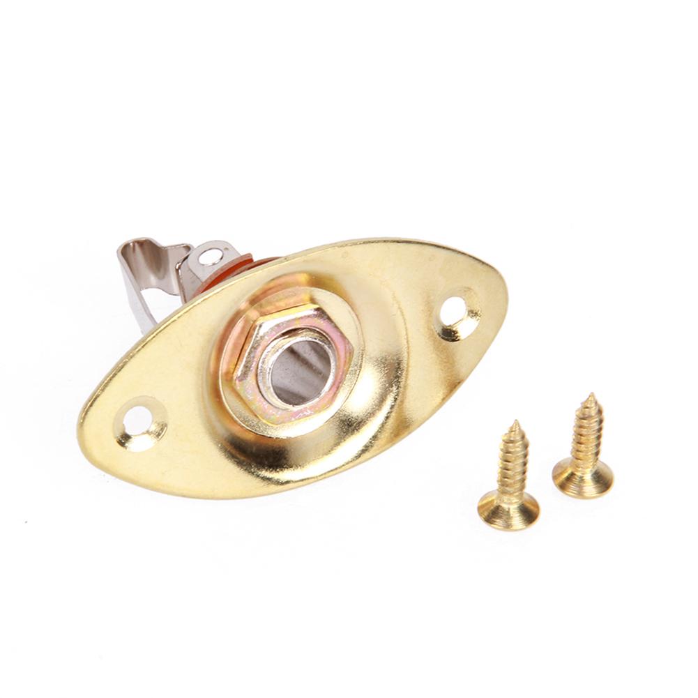 KOKKO Ổ Cắm Hình Bầu Dục & Ốc Vít Cho Guitar Điện