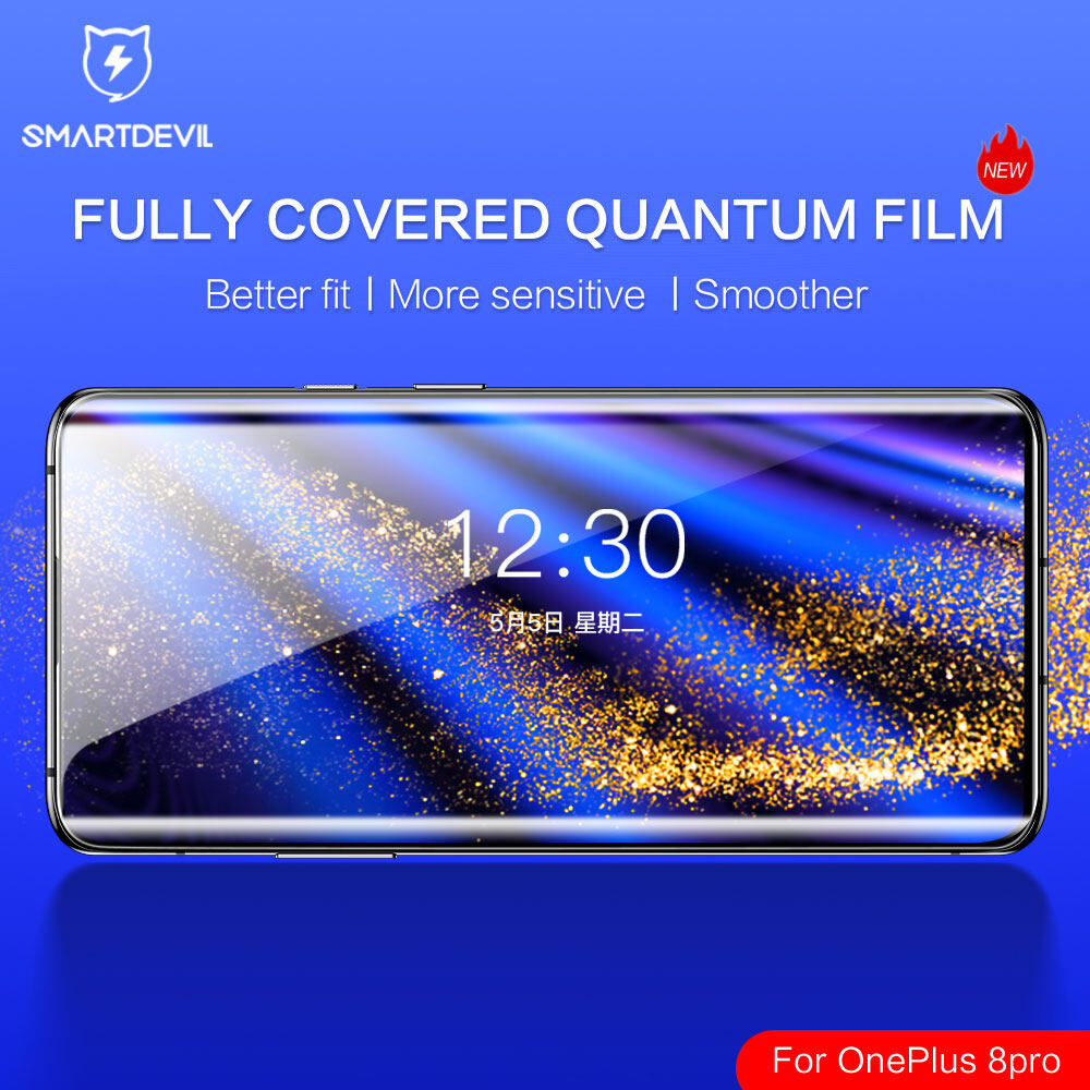 SmartDevil Screen Protector For OnePlus 12 12R OnePlus 11 OnePlus ACE 3 Pro Ace 2 Pro OnePlus 10 Pro 9 Pro OnePlus 8 Pro oneplus 7 Pro/7T Pro Full Coverage Soft Film
