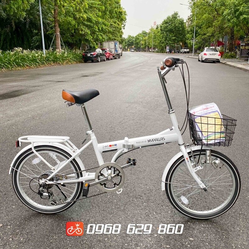 [Trả góp 0%] Xe đạp gấp Nhật Mypallas M260
