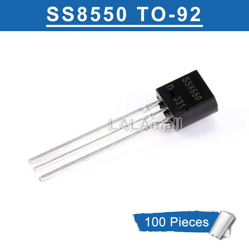 100pcs ss8050 to-92 8050 to92 pnp -25v/1.5a triode transistor new original