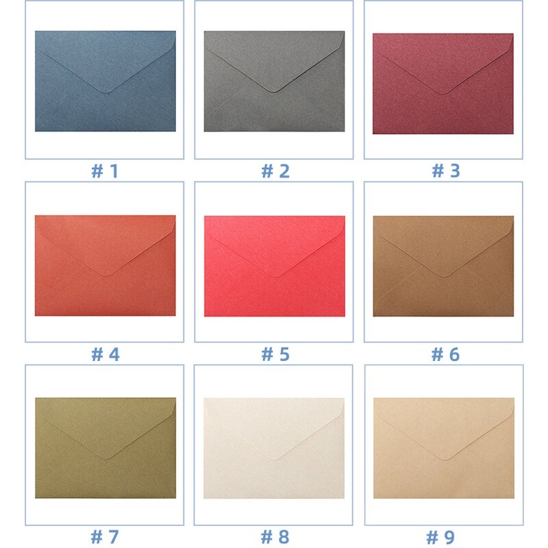 Creative Retro Solid Color Envelope Simple DIY Envelope