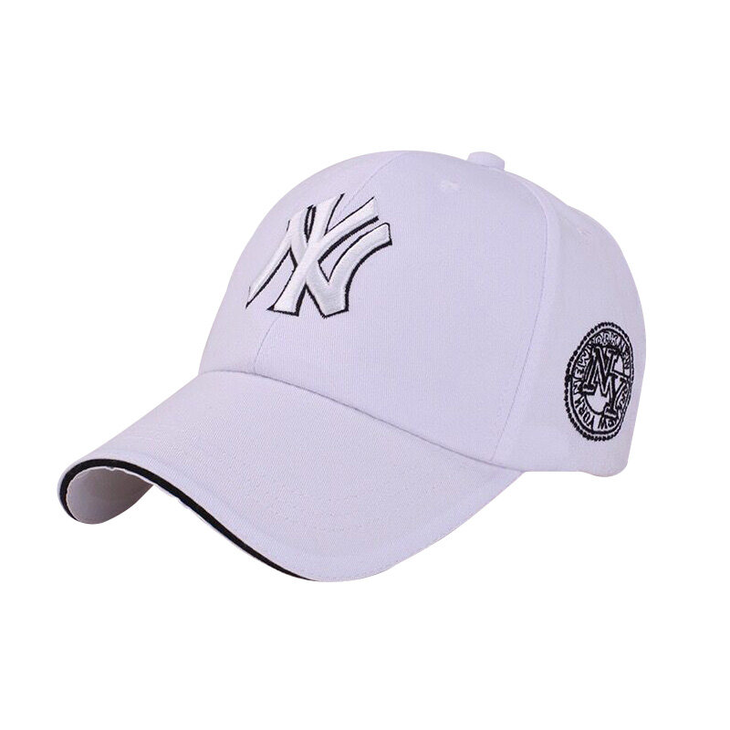 Women Men I Embroidery Letter NY MY Baseball Cap Black Outdoor Sun Hat Sports Peaked Cap