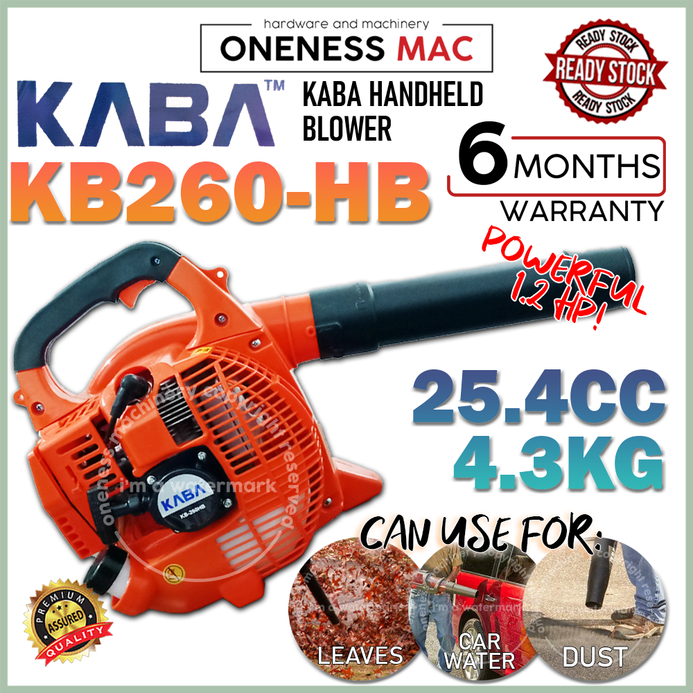 ''KABA'' PROFESSIONAL HAND BLOWER KB260 LEAVES BLOWER / CAR BLOWER