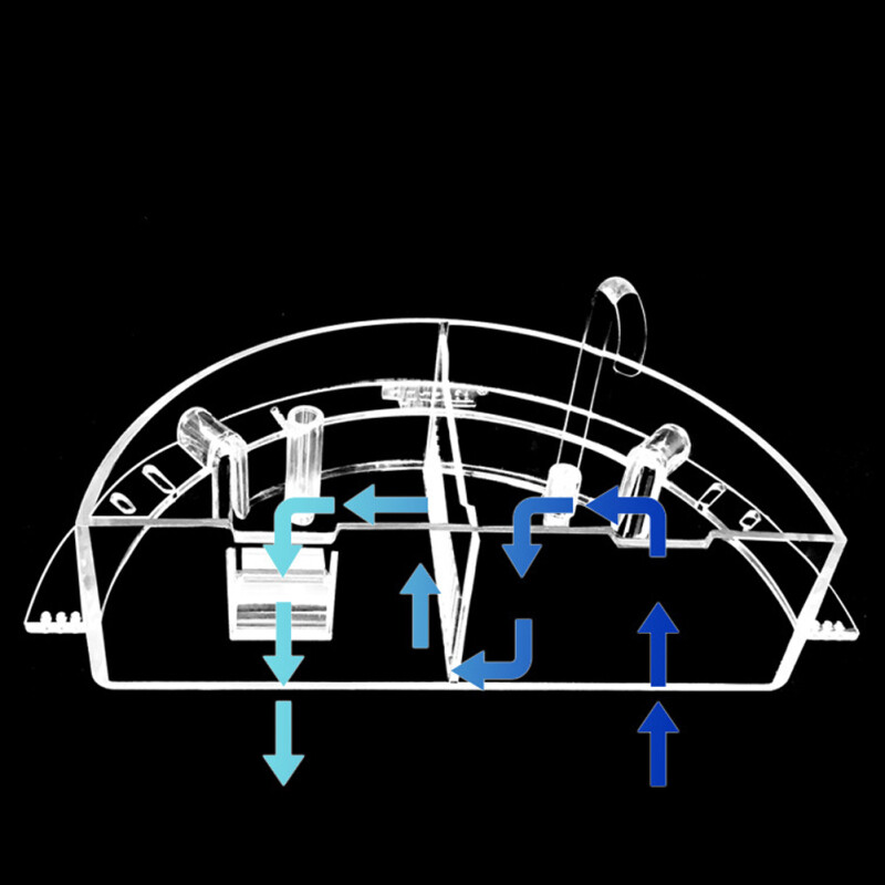 Hộp Lọc Ngoài 3 Trong 1 Hộp Nhỏ Giọt Tuần Hoàn Thác Nước Yên Tĩnh Máy Lọc Nước Phụ Kiện Bể Cá Bể Cá