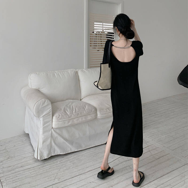 Long Dress Women's Summer Slim Dress