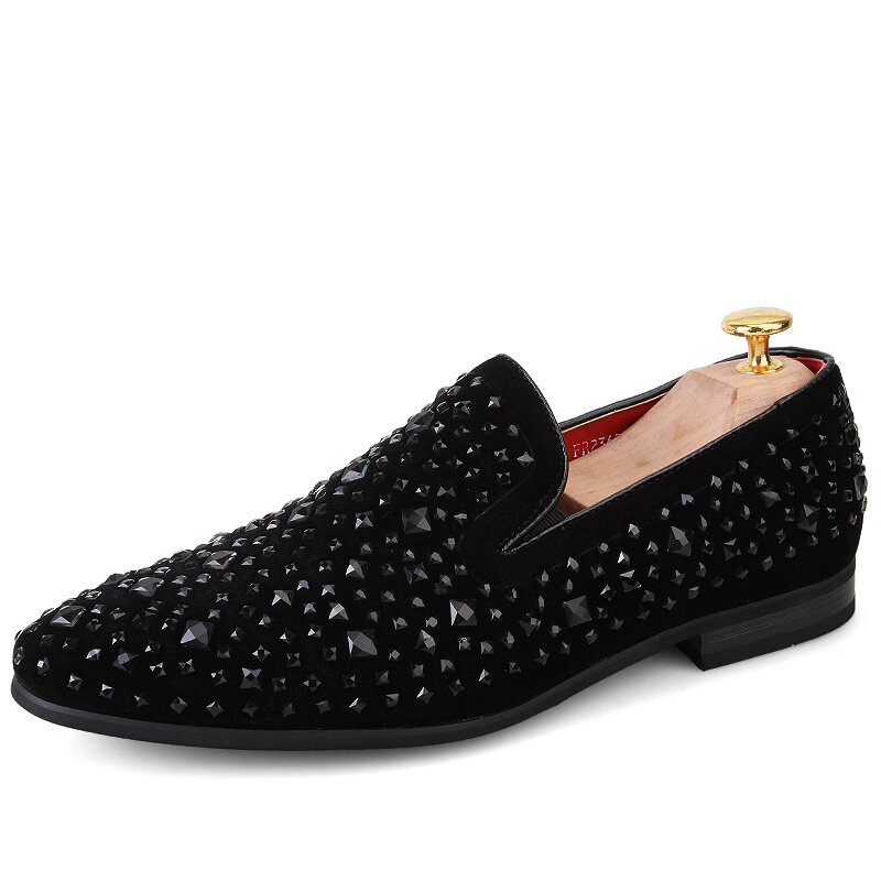 Formal Shoes Men Rhinestone Mens Dress 