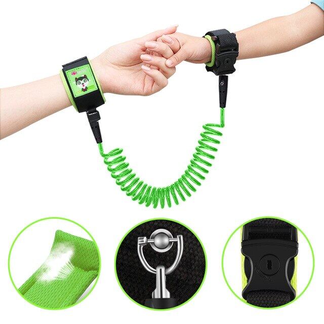 สายรัดนิรภัยเด็ก Leash Anti สายนาฬิกา Link Traction Rope สำหรับทารกเด็กอ่อนเด็ก Outdodr เดินเข็มขัดปรับได้