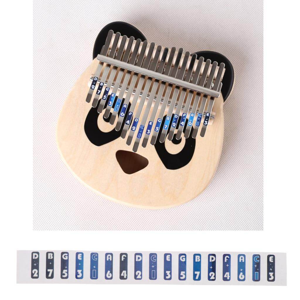 Baoblade Kalimba Steel Key Logo Note Sticker for Beginner Learner Musical Set Gift