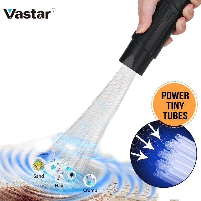 Vastar Vacuum Attachments Dusty Brush Cleaner Dirt Remover Pro Cleaning Tool, Small Suction Brush Tubes Flexible Access to Anywhere, Strong Suction for Corners, Pets, Drawers(Black) Singapore