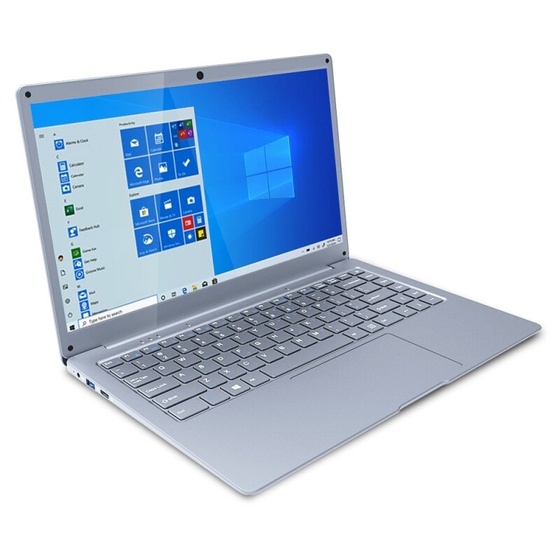 Jumper EZbook S5 Laptop, 14.0 inch, 6GB+64GB, Windows 10 Intel Apollo Lake N3350 Quad Core 1.1-2.4GHz, Support TF Card & Bluetooth & Dual WiFi & Mini HDMI(Silver)