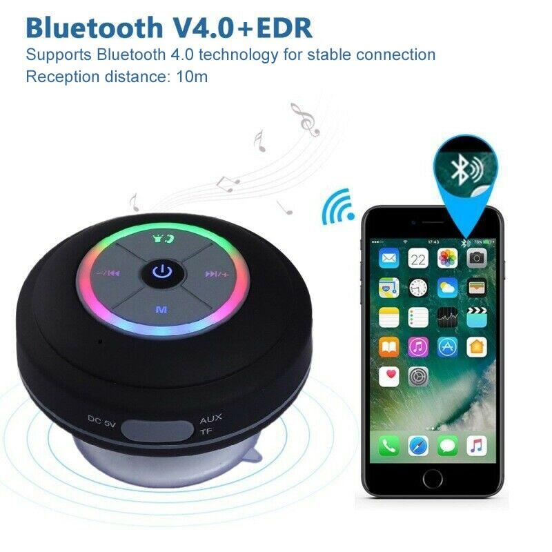 High Quality Wireless Bluetooth Speaker Portable Waterproof Shower Speaker Hands-Free Car For Iphone Ipod Android Phones Mp3