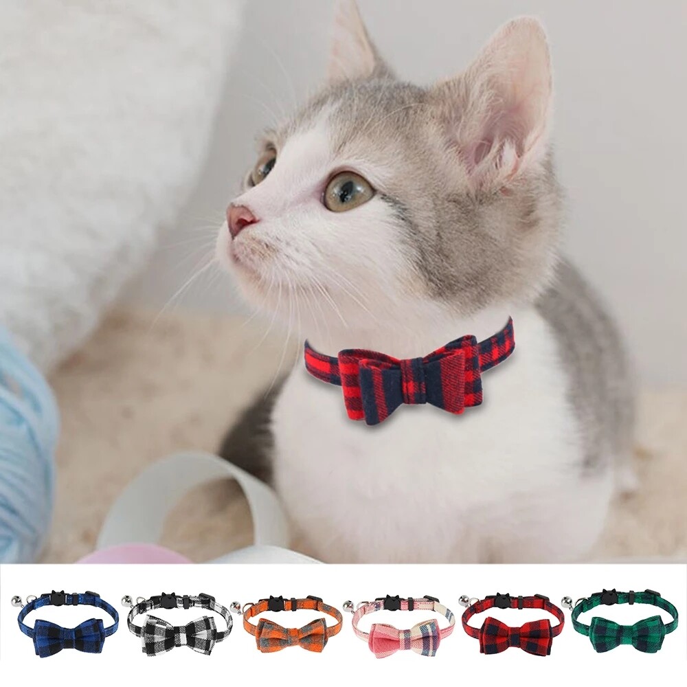 Cat Collar Puppy Cat Collar Kitten Collar Bow Collar Dog Collar