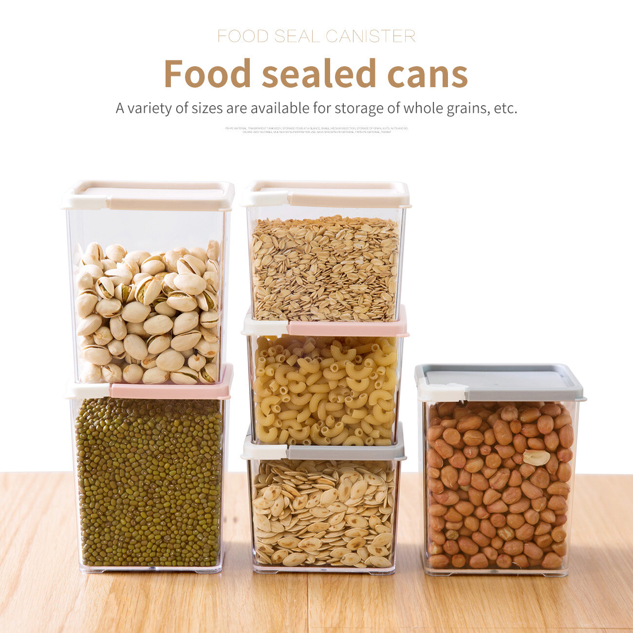 CNMF High-Capacity Moth-Proof Moisture-Proof Sealed Cereal Storage Box