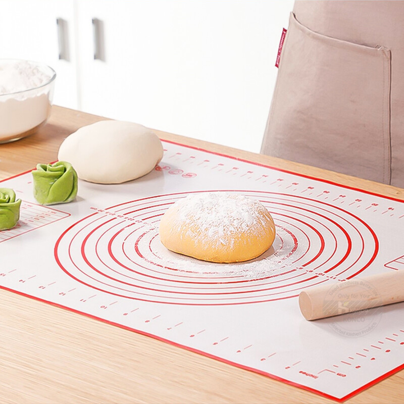 Konco Silicone Thảm nướng Pastry vỏ bánh pizza Maker tấm làm bánh ngọt dụng cụ nhà bếp dụng cụ làm bánh đồ dùng bakeware