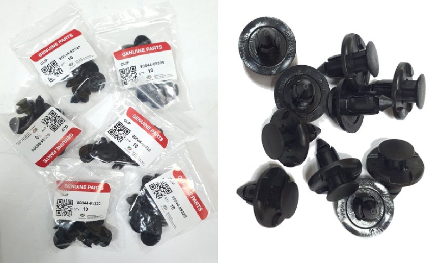 100 Original Perodua Bumper Fender Under Shield Clips / Bumper Clips