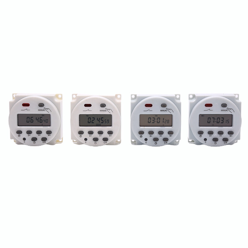 Fkend CN101A 12V 24V 110V 240V Digital LCD Power Timer Switch Relay