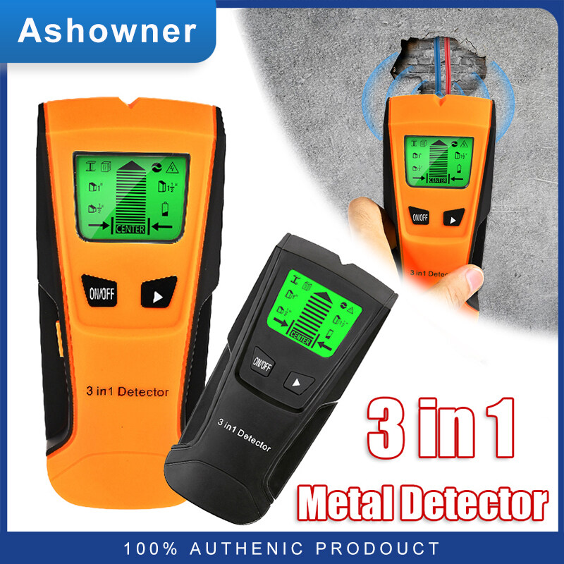 3 In 1 Handheld Professional Depth Metal Detector Pinpointer Stud