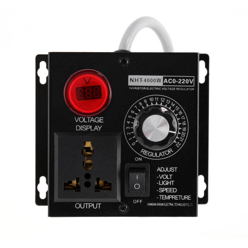 Bộ Điều Khiển Tốc Độ Động Cơ AC, Máy Ổn Áp Điện Tử Silicon Công Suất Cao AC 0V-220V 4000W Điện Điều Khiển Tốc Độ Biến
