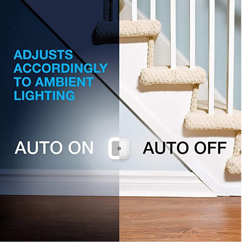 Automatic Light Sensor Light Sleep Night Light Light Night LED Smart Light Switch Bedside, Bedroom