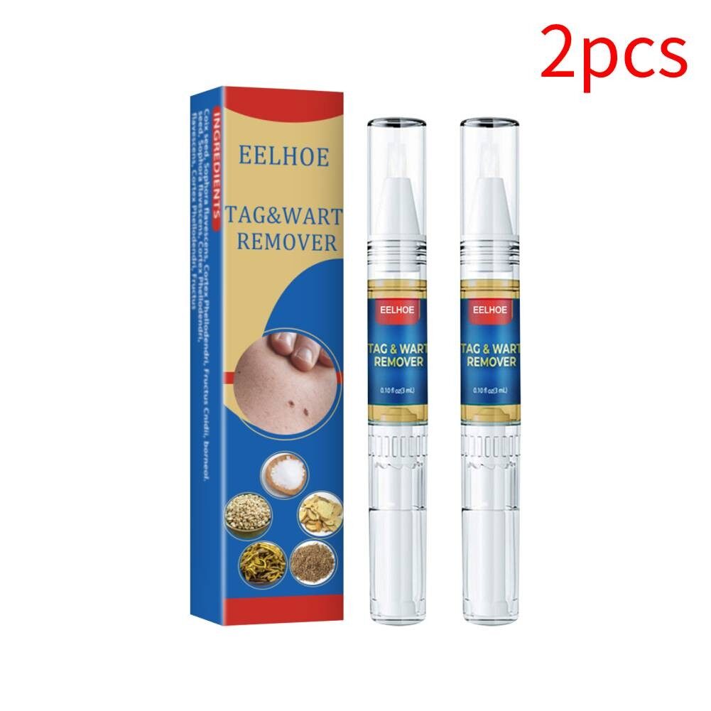 EELHOE Warts Remover Skin Mole Removal Pen Warts Remover Ointment Original Herbal Extract Serum Mole Wart Foot Corn Warts Treatment Antibacterial Ointment Wart Treatment Cream Safe Formula No Side Effects No Irritation
