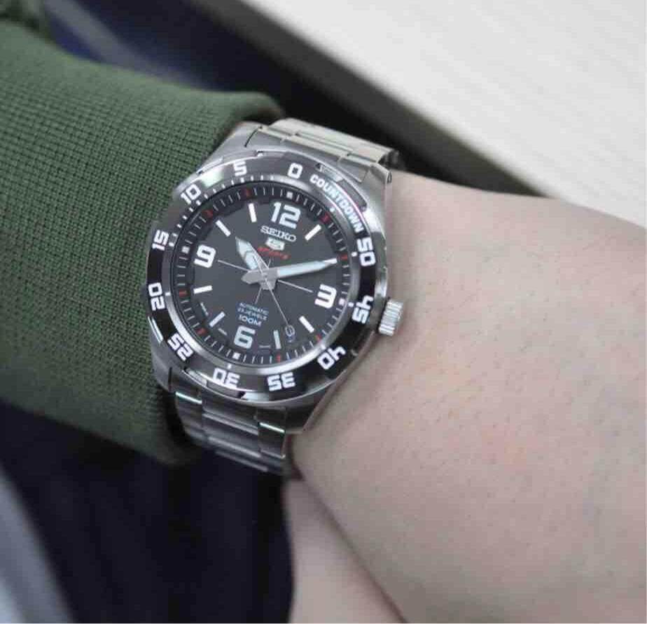 Seiko 5 Sports Automatic Japan Made SRPB81 SRPB81J1 SRPB81J Black Dial  Stainless Steel Bracelet Men's Watch | Lazada PH