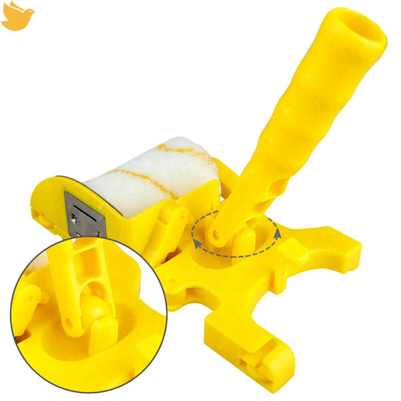 Leficus【Ready stock】Clean-cut Paint Edger Roller Brush Multifunctional Removable Cleaning Brush Safe Tools For Wall Ceiling