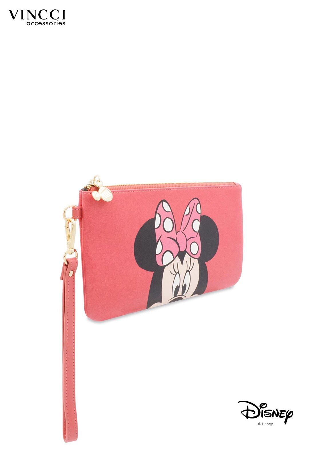 Disney Collection Vincci Mickey Long Wallet Pouch Sunny Yellow
