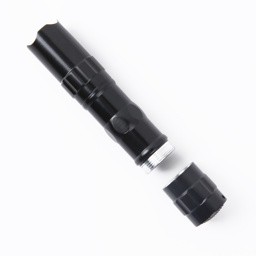 Led Portable Flashlight Zoomable USB Rechargeable Bright Light Waterproof Focusable Suitable for Outdoor Camping Fishing Hiking