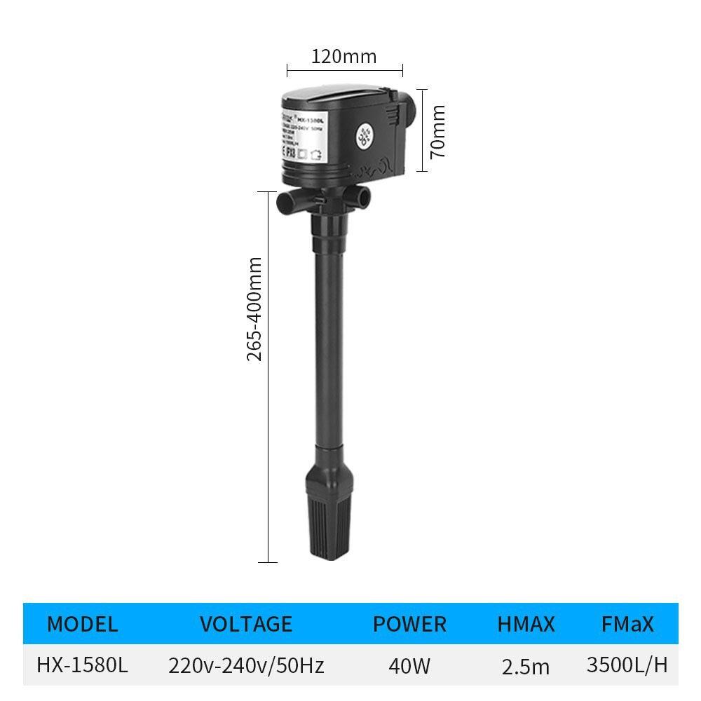 Seven Master Fish Tank Water Pump Silent Three In One Submersible Pump Aquarium Filter Water Pump