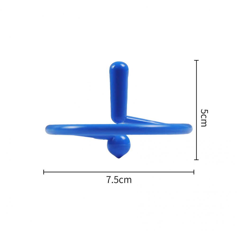 CONUSEA Decompression Toy Suspension Exclamation Mark Gyro Decompression Ground Rotation Gyro Rotation Music Creative Leisure Toy