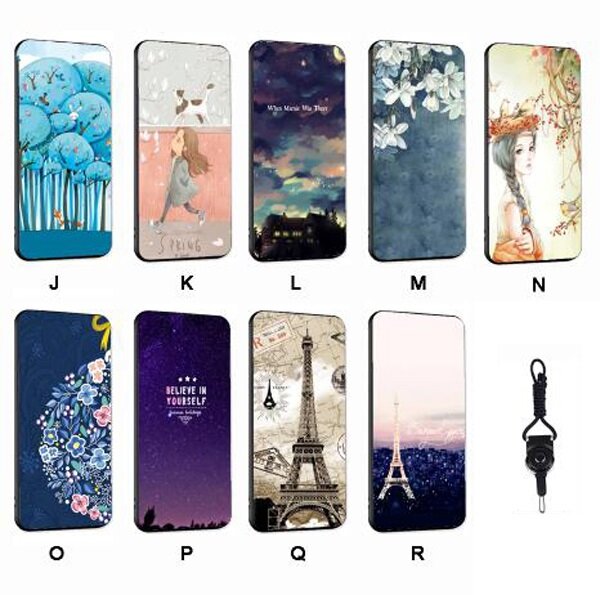 Full Protective Silica Gel Soft Phone Case Matte Phone Case for Nokia 6 with a String and a Ring