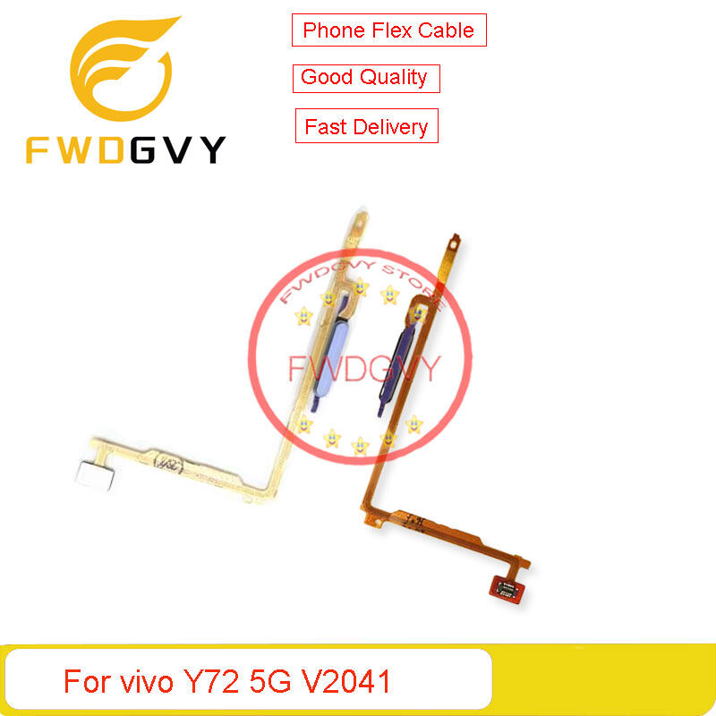 Replacement For vivo Y72 5G V2041 Original New Fingerprint Sensor Home Button Key Touch ID Flex Cable