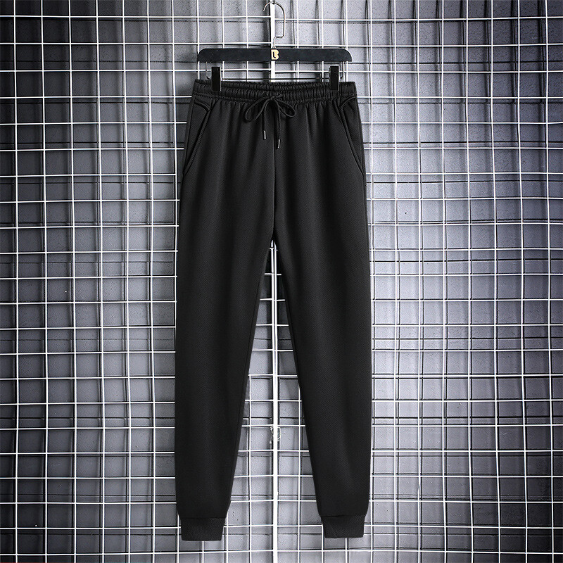 ASRV Winter sports pants men's plus velvet thick lamb velvet loose casual trousers maliit na paa pantalon mainit na panlabas na damit na sweatpants na lalaki