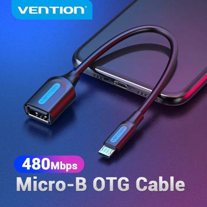 Vention micro usb to otg cable male micro usb to female usb connector otg adapter cable for lg android micro usb 2.0 otg data cable adapter