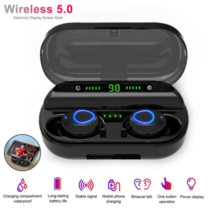 invisible bluetooth earpiece with signal button