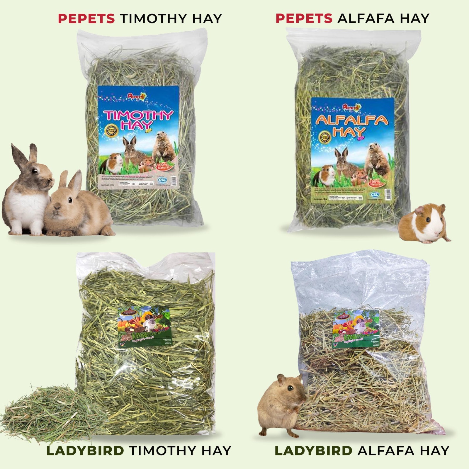 Photo inspiration: Premium Grade Alfafa Timothy Hay 500G 1Kg Photo Inspiration