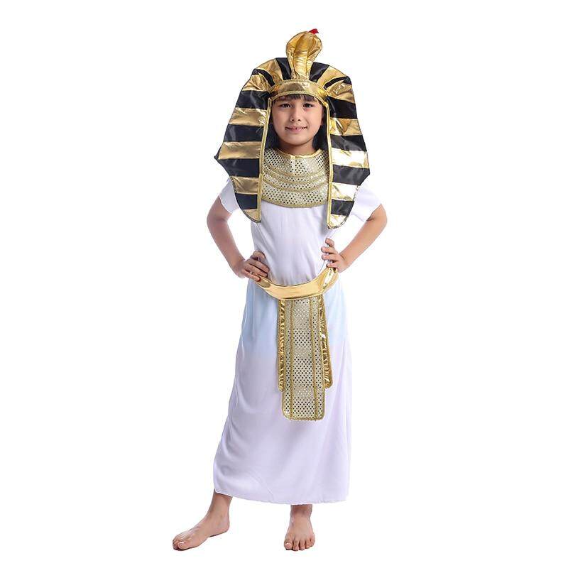 Boys Egyptian Pharaoh King Tut Historic Halloween Fancy-Dress Costume