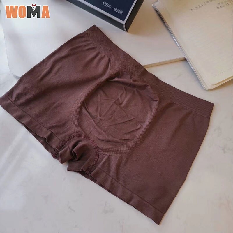 WOMA Quần Lót Nam Màu Trơn Thoáng Khí Thấm Hút Mồ Hôi Không Đường May Mềm