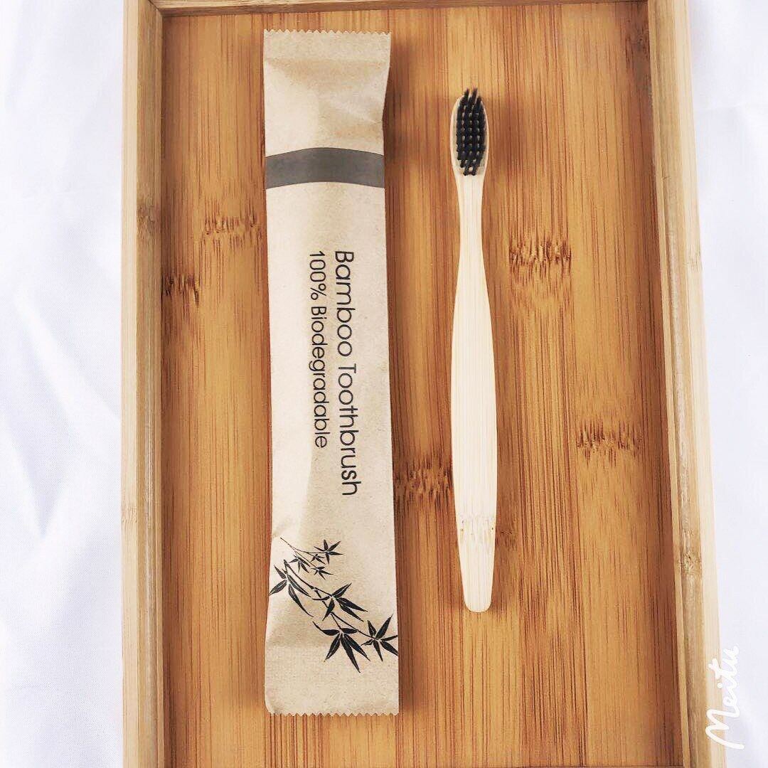 1PC Adult/Kid Environmental Bamboo Charcoal Toothbrush For Oral Care Teeth Cleaning Eco Friendly Wooden Soft Bristle With Box